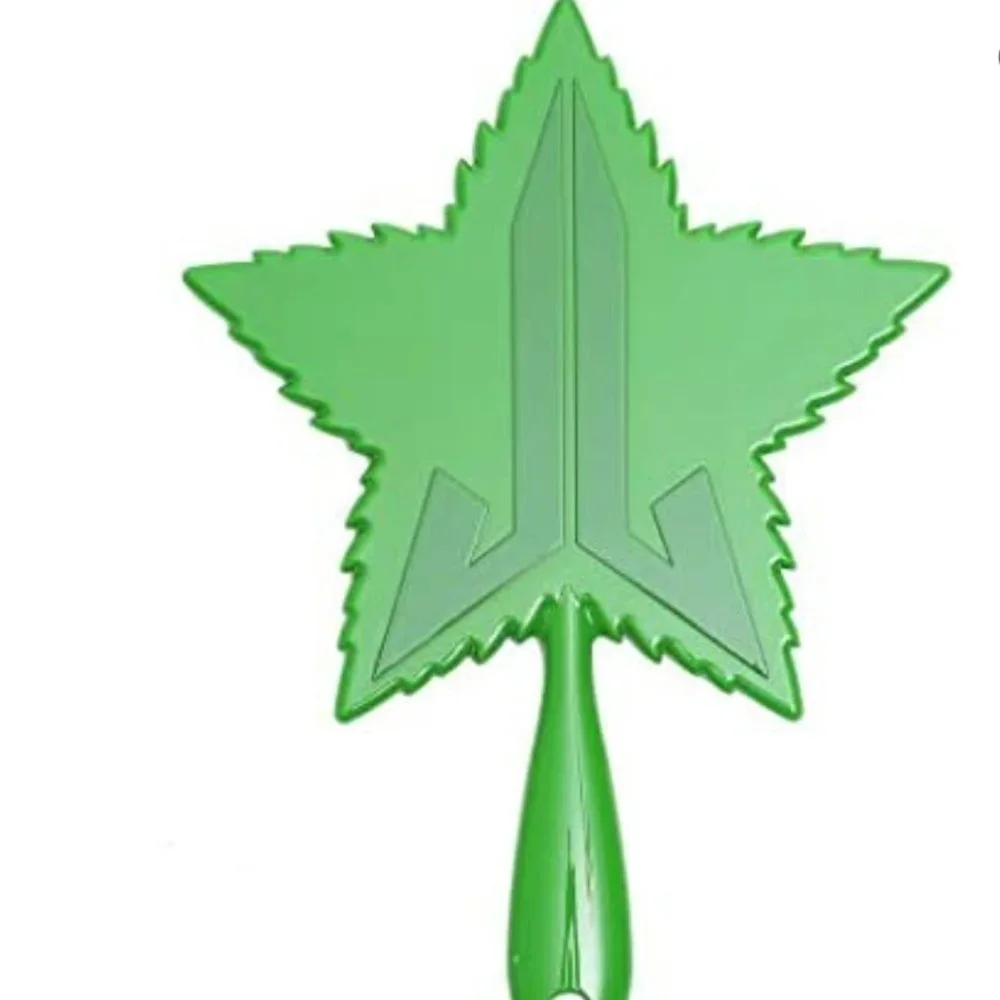 Jeffree Star Green Cannabis Leaf Mirror NIB